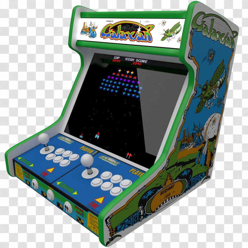 Arcade Cabinet Game Amusement Portable Console Accessory - Galaxian Transparent PNG
