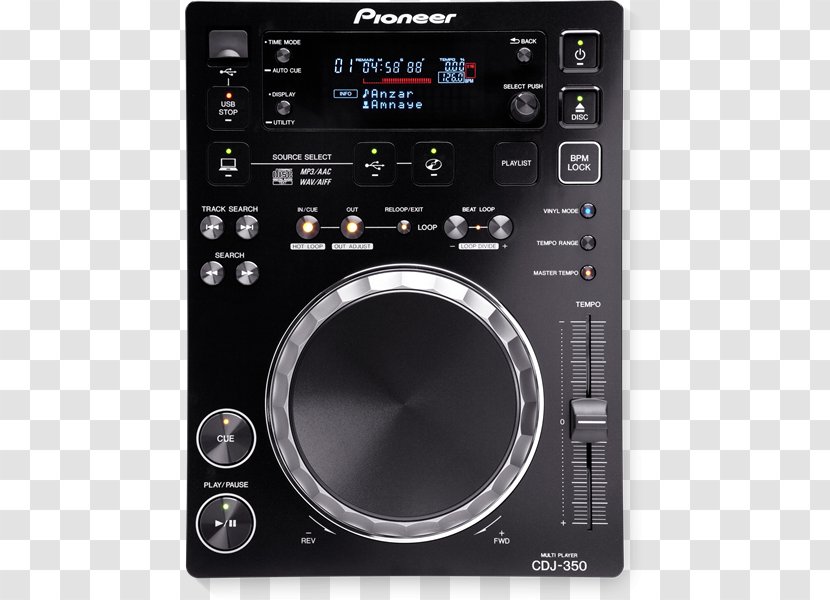 CDJ Pioneer DJ Disc Jockey DJM Controller - Headphones Transparent PNG