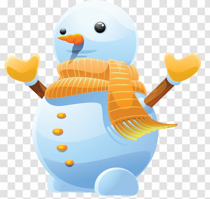 Snowman - Ducks Geese And Swans - Water Bird Transparent PNG