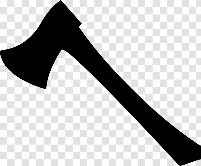 Axe - Hatchet - Black And White Transparent PNG