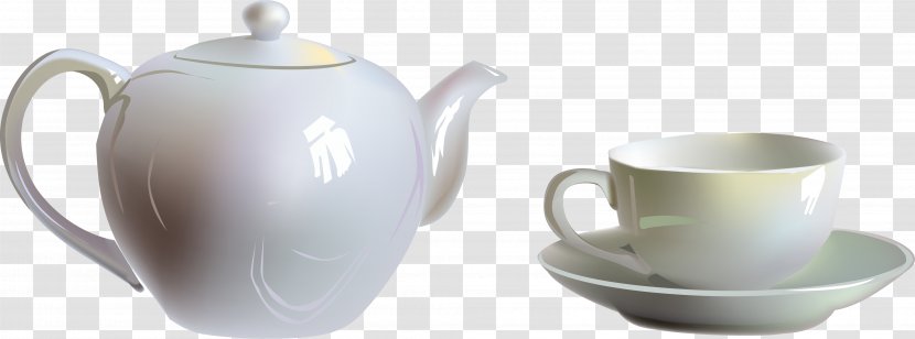 Kettle Tableware Clip Art - Dinnerware Set - Tea Transparent PNG