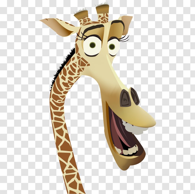 Giraffe Melman Madagascar Animation Character - Giraffidae Transparent PNG