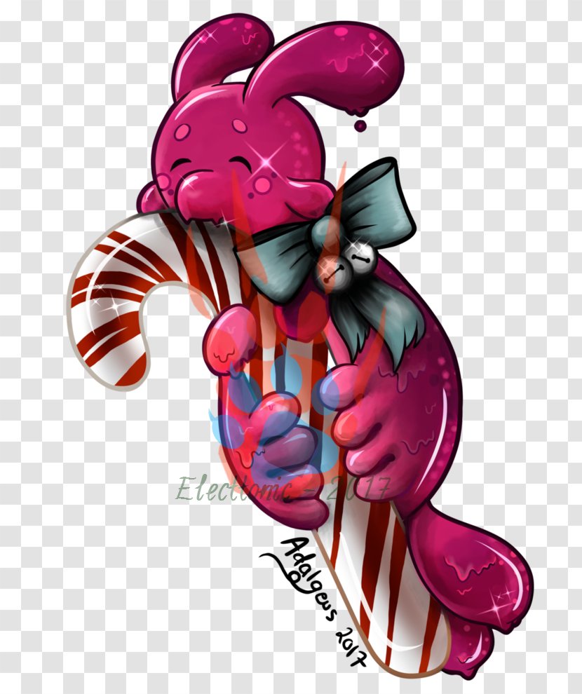 Cartoon Character Muscle Magenta - Frame - Berry Juice Transparent PNG