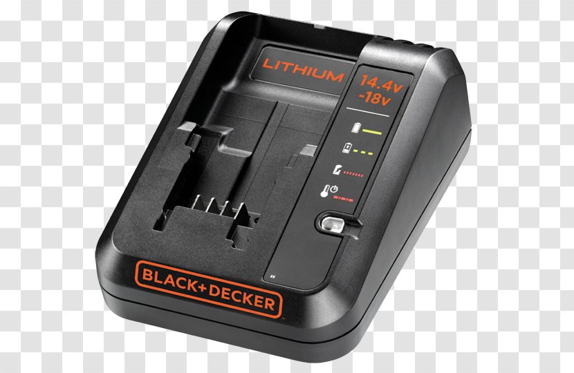 Battery Charger Lithium-ion Black & Decker Volt Electric - Ampere Hour - And Tools Transparent PNG