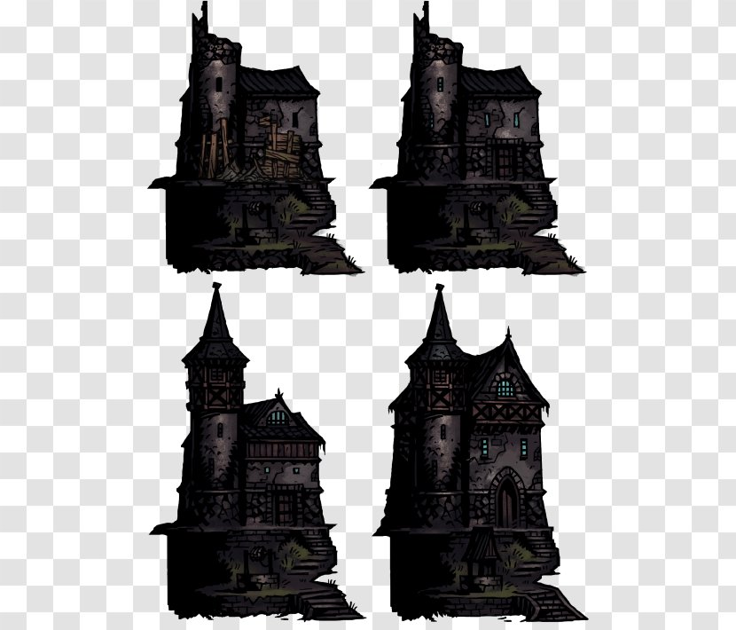 Darkest Dungeon Crawl Building Sanatorium Game - Castle Transparent PNG