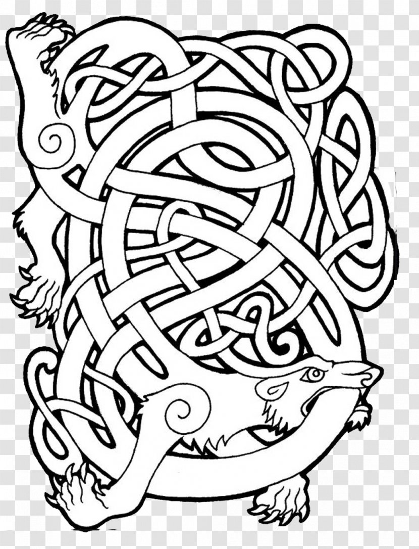 Celtic Knot Bear Art Celts Viking Transparent PNG