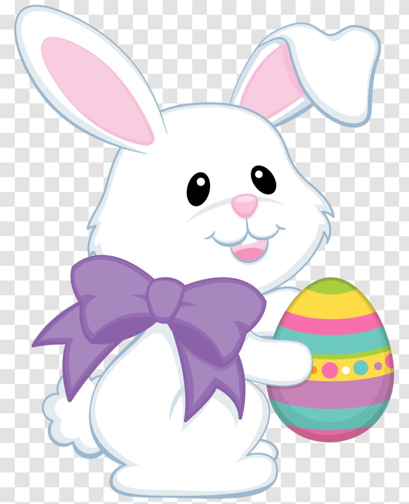 Easter Bunny Rabbit Clip Art - Egg Hunt Transparent PNG