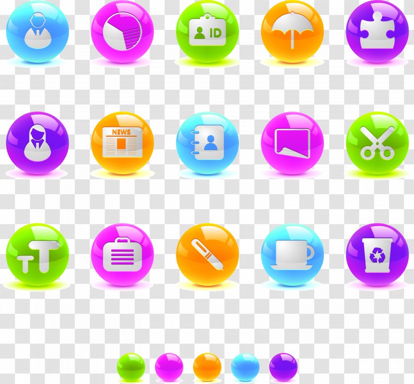 Button Download Icon - PPT Background Business Element Transparent PNG