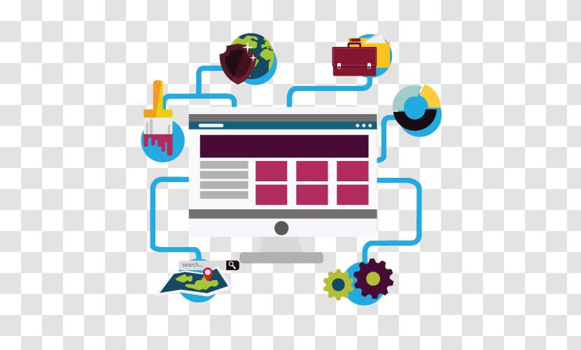 Digital Marketing Background - Web Design - Development Search Engine Transparent PNG