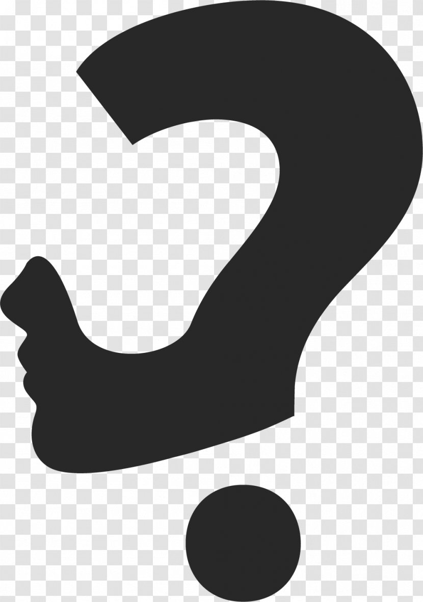 Question Mark Drawing Punctuation - Profile Transparent PNG