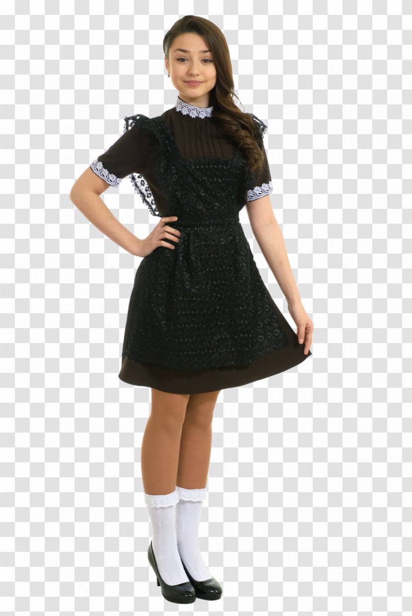 Apron School Uniform Dress Clothing - Fashion Model Transparent PNG