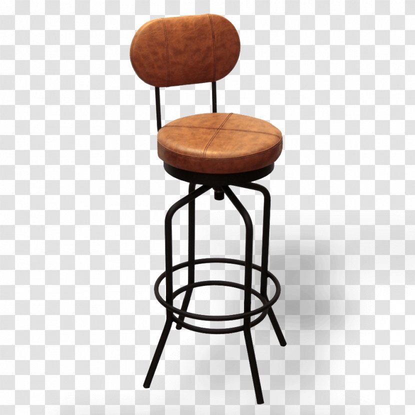 Bar Stool Chair Wood - Table - Steel Transparent PNG