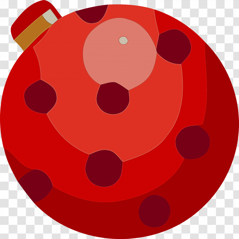 Red Circle Pattern Transparent PNG