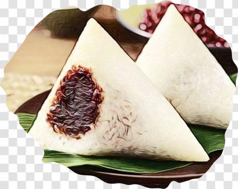Zongzi Salted Duck Egg Sweet Bean Paste Stuffing Glutinous Rice - Comfort Food - Ball Transparent PNG