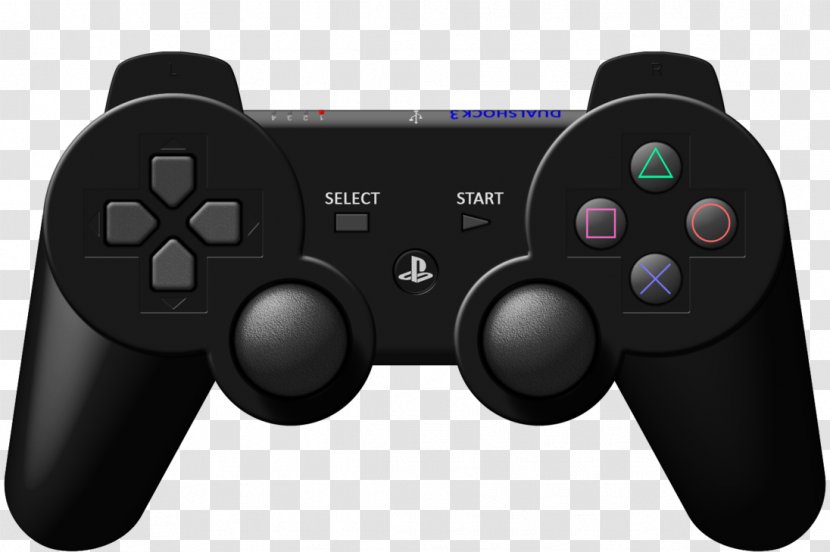 PlayStation 2 3 Sixaxis Black - Playstation Accessories - Joystick Transparent PNG