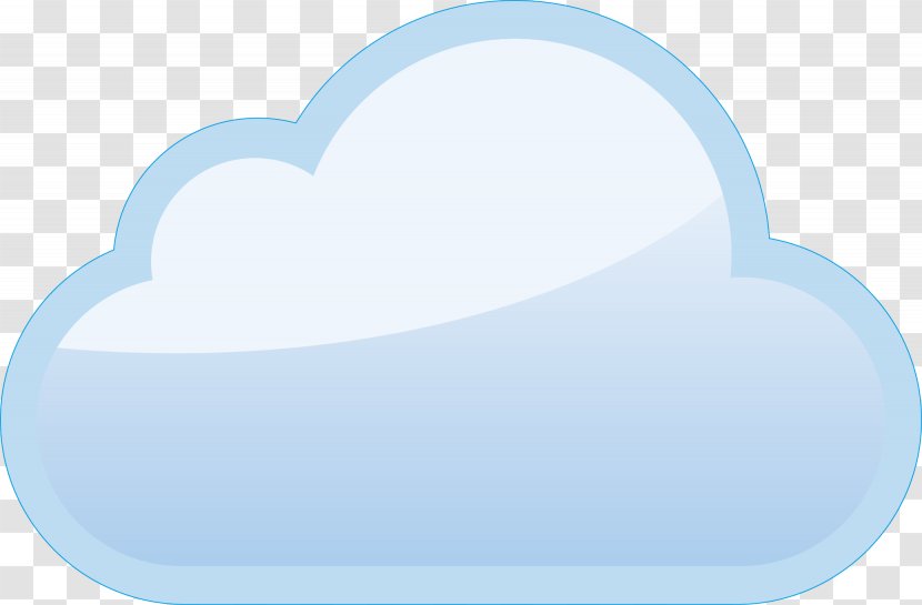 Rectangle Heart - Sky - Blue Vector Cloud Transparent PNG