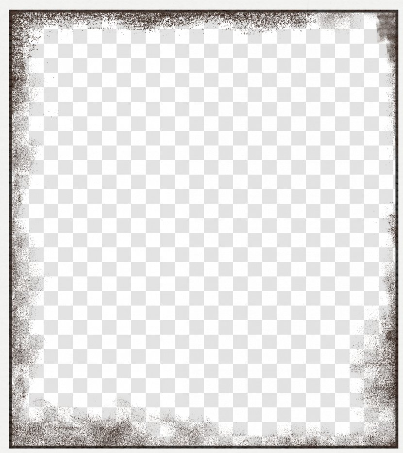 Black And White Square Area Pattern - Creative Frame Transparent PNG