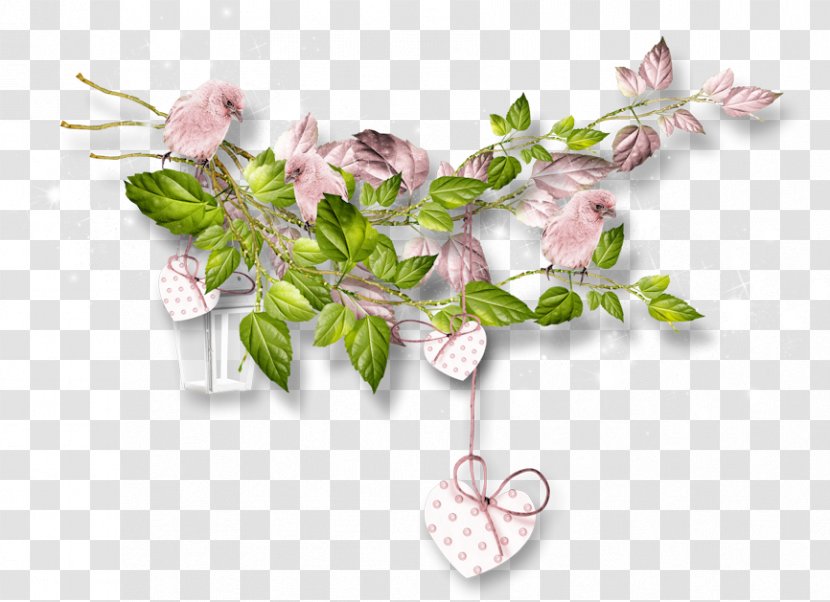 Floral Design Blog Digital Scrapbooking - Pink - Chr Transparent PNG