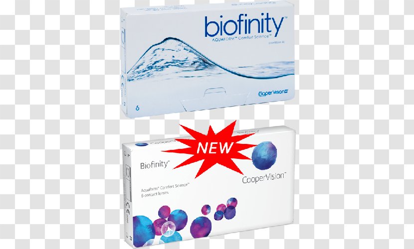 Contact Lenses CooperVision Biofinity Toric Lens - Coopervision Proclear - Biophinity Transparent PNG