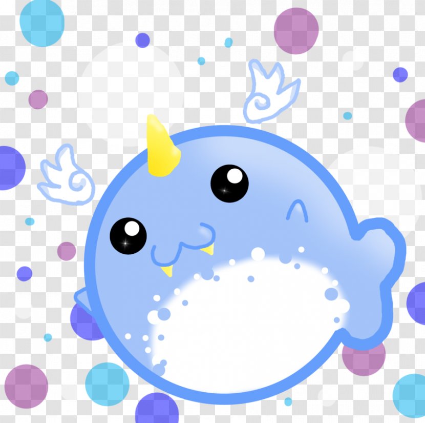 Narwhal Cuteness Unicorn Kavaii Animal - Smile - Narwal Transparent PNG