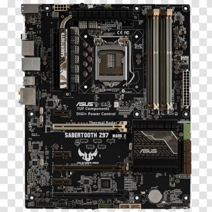 Graphics Cards & Video Adapters Intel ASUS Sabertooth Z97 Mark 2 Motherboard 1 - Asus Transparent PNG