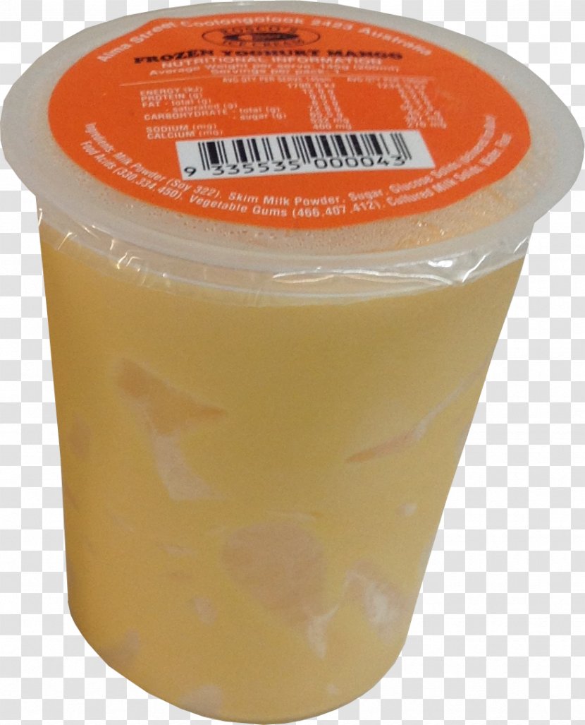 Frozen Yogurt Ice Cream Butterscotch Sundae - Mango Transparent PNG