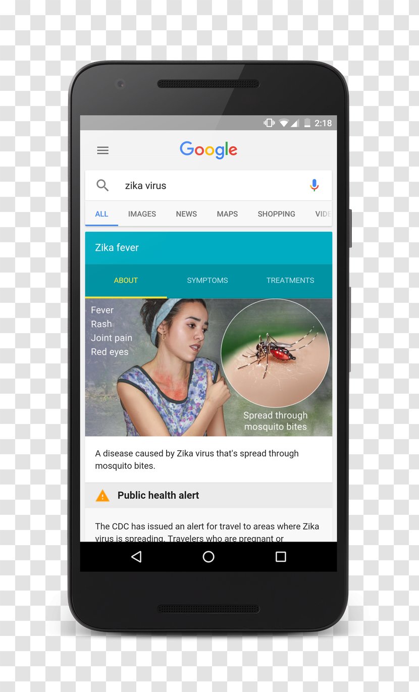 Smartphone Feature Phone Google I/O Zika Virus - Handheld Devices Transparent PNG