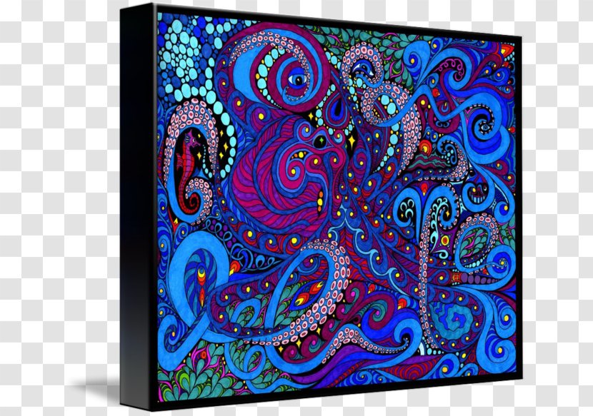 Paisley Psychedelia Psychedelic Art Image - Octopus Abstract Transparent PNG