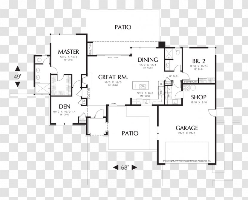 House Plan Floor Storey - Diagram Transparent PNG