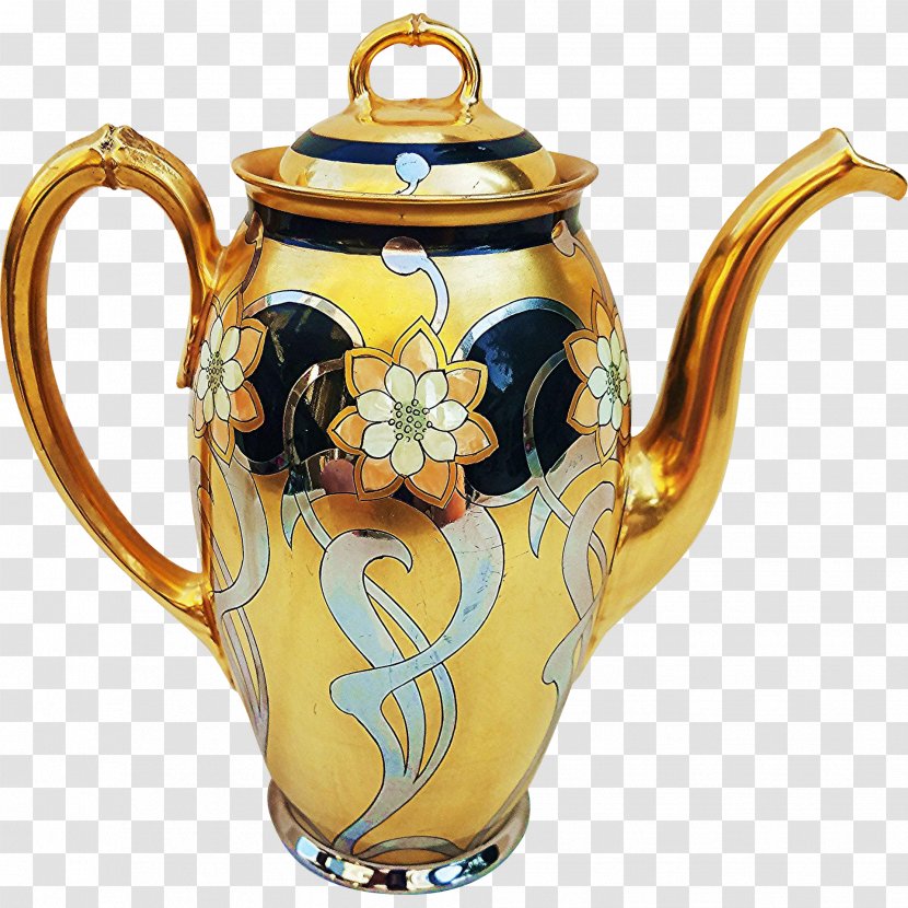 Teapot Porcelain Chicago Mosaic - Drink - Hand Painted Transparent PNG