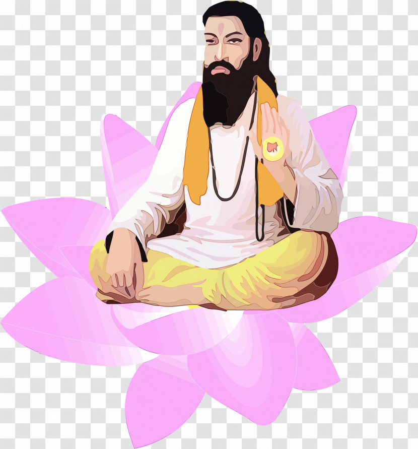 Yoga Physical Fitness Guru Meditation Kneeling Transparent PNG