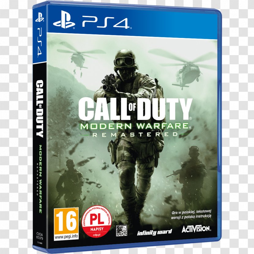 Call Of Duty: Modern Warfare Remastered Duty 4: Infinite Advanced 3 - Xbox One Transparent PNG