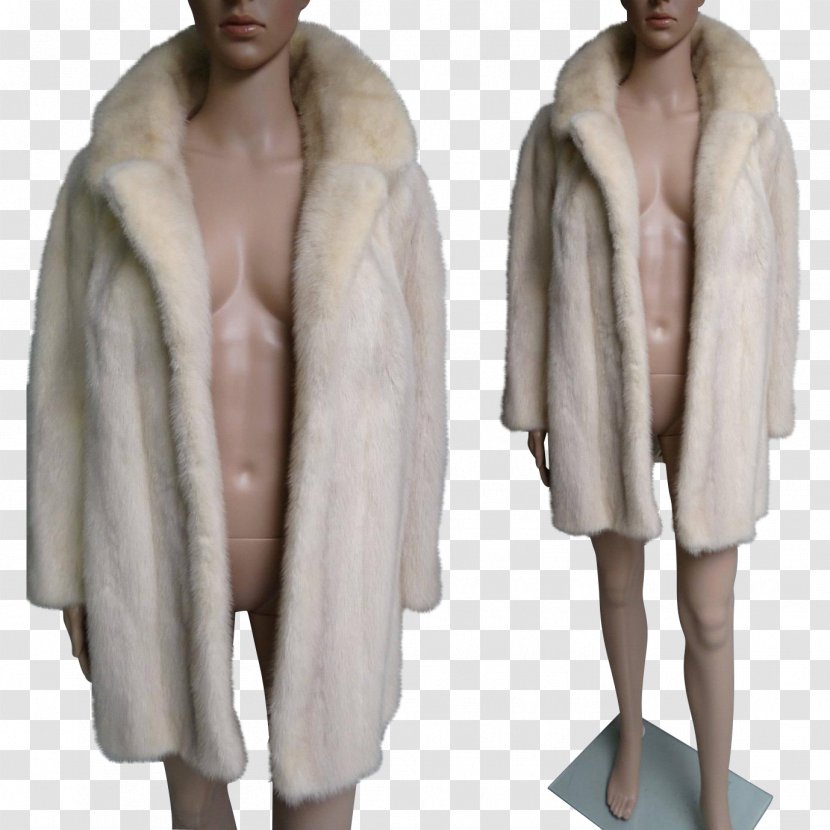 Fur Clothing American Mink Coat - Lab Coats Transparent PNG