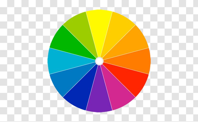 Color Wheel Scheme Complementary Colors Theory - Grey Transparent PNG