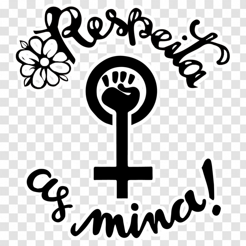 T-shirt Respeita As Mina Feminism - Cotton - Photo Studio Flex Design Transparent PNG