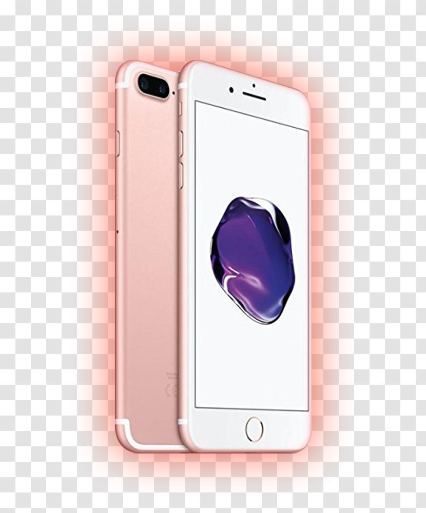 IPhone 7 Plus Apple Telephone Rose Gold - Pink Transparent PNG
