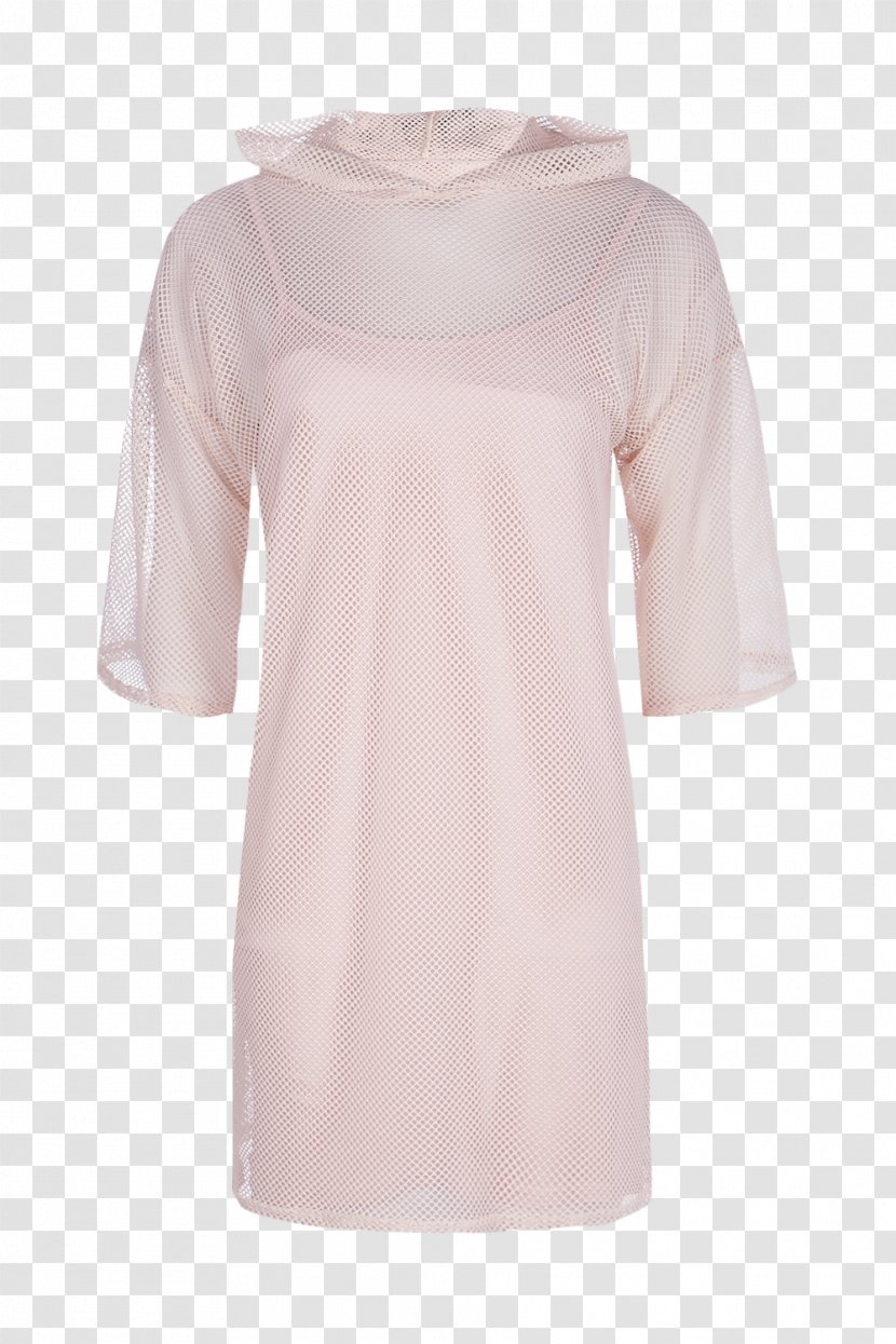Shoulder Sleeve Dress - Pink - All-round Fitness Transparent PNG