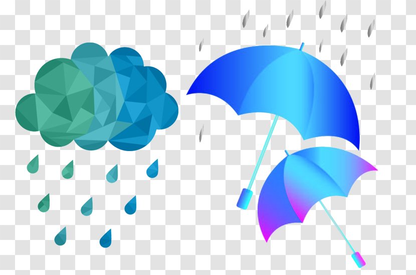 Rain - Turquoise - The Vector Is Raining Transparent PNG