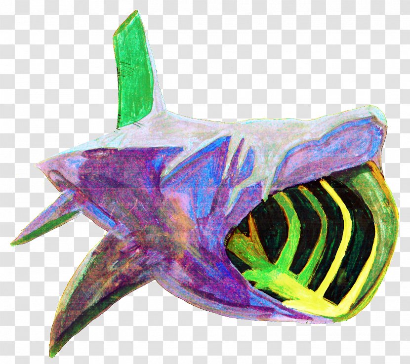 Marine Biology Fish - Basking Shark Size Transparent PNG