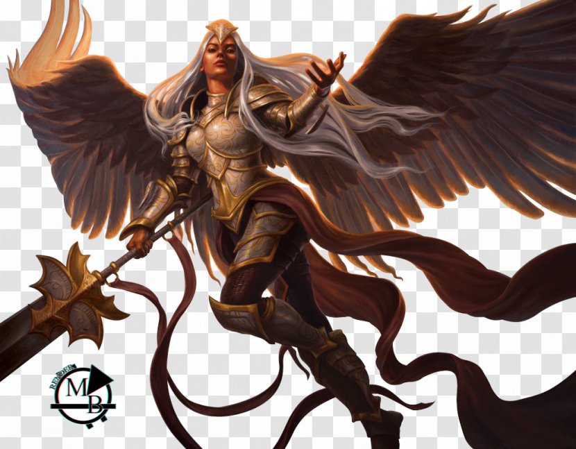 Artist The Arts Work Of Art Painting - Fictional Character - Angel Warrior Picture Transparent PNG