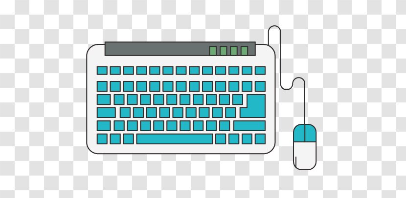 Computer Keyboard Euclidean Vector Icon - Multimedia Transparent PNG