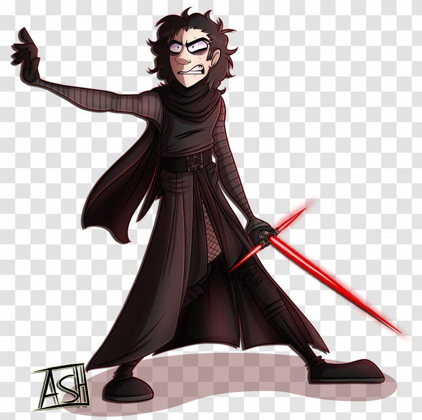 Kylo Ren Fan Art Digital Character - Cartoon - René Magritte Transparent PNG