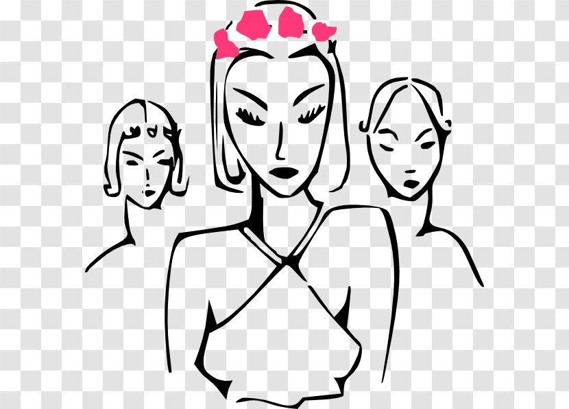 Fashion Free Content Model Clip Art - Cartoon - Images Of Women Transparent PNG