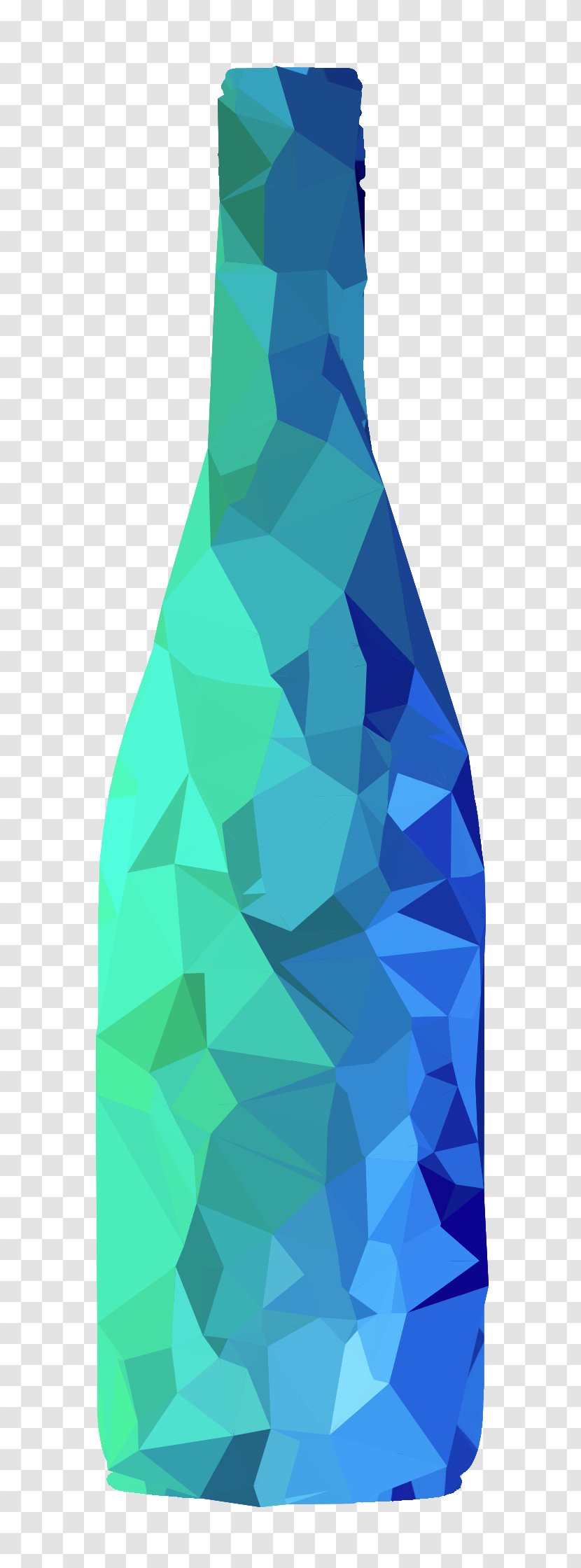 Product Design Bottle - Electric Blue Transparent PNG