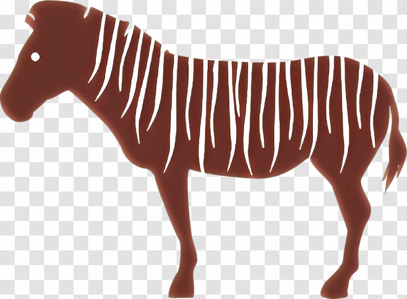 Zebra Cartoon - Horse - Wildlife Terrestrial Animal Transparent PNG