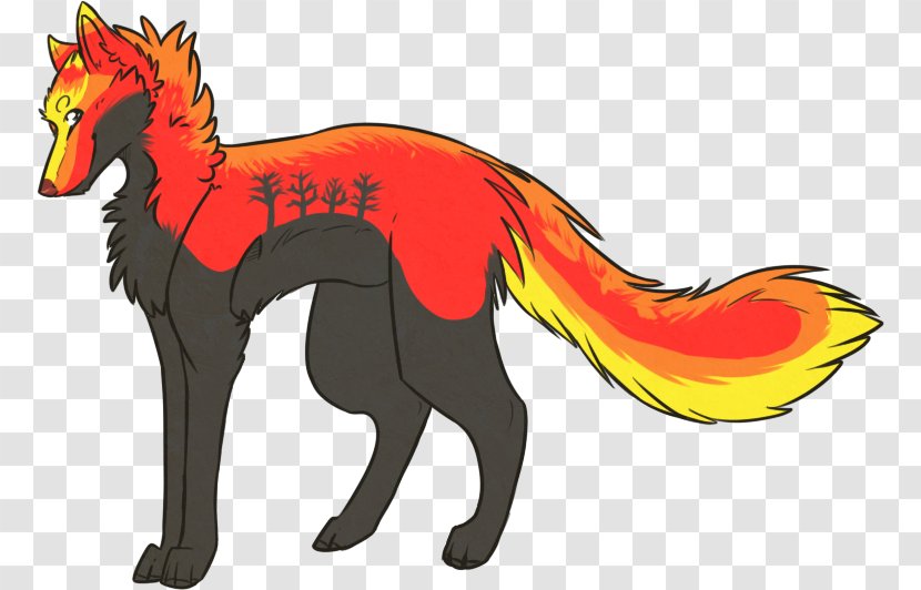 Red Fox Cat Mammal Tail Clip Art Transparent PNG