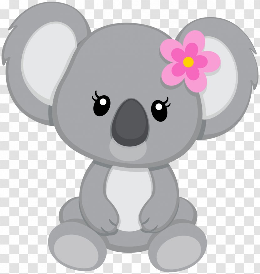 Koala Cuteness Clip Art - Flower Transparent PNG