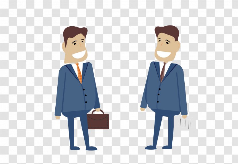 Computer Network Business Illustration - Information - Suit Man Transparent PNG