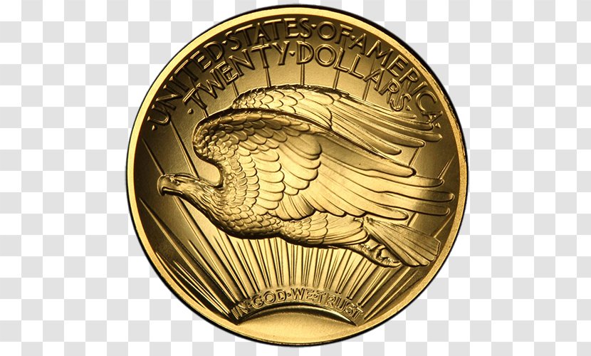 Coin American Gold Eagle Double - Mint - Platinum Safflower Three Dimensional Transparent PNG