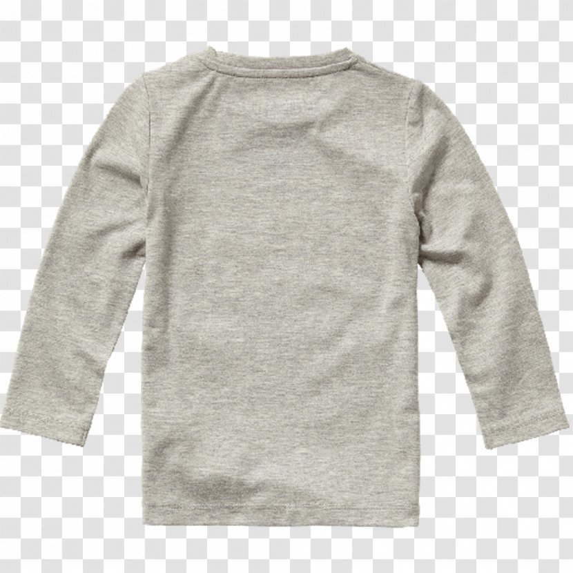 Long-sleeved T-shirt Bluza - Beige Transparent PNG